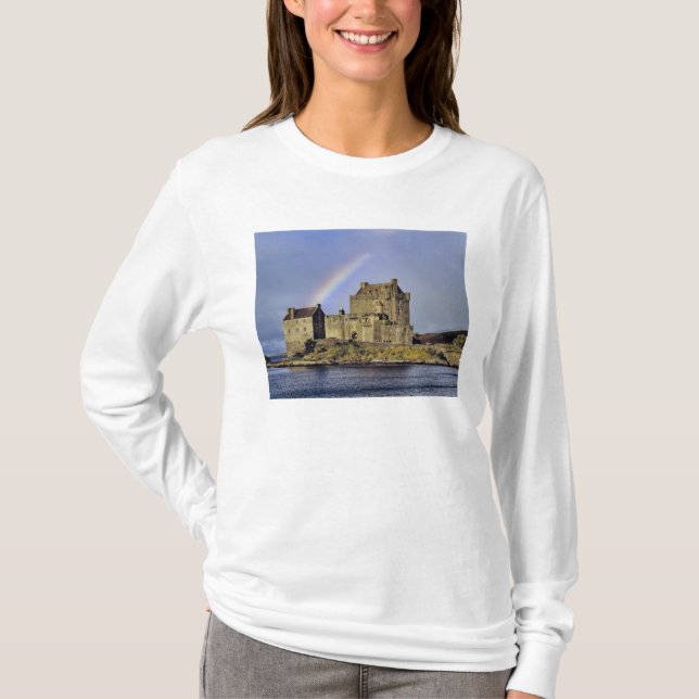 T-shirt Écosse, Highland, Wester Ross, Eilean Donan (Devant)
