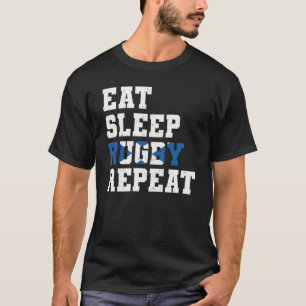 T-shirt Ecosse Manger Sleep Rugby Répéter Scottish Sport