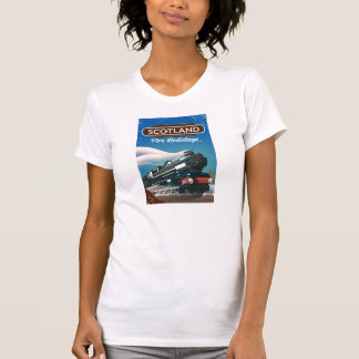 T-shirt Ecosse Poster de voyage Locomotive