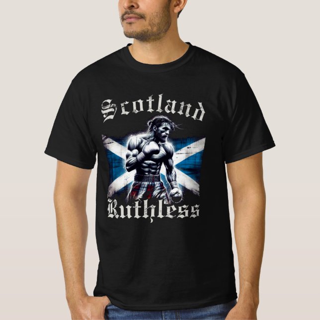 T-shirt Écosse sans pitié  (Devant)