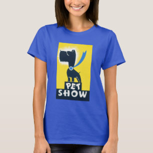 T-shirt Écosse Terrier Animaux de compagnie Show Pop-Art