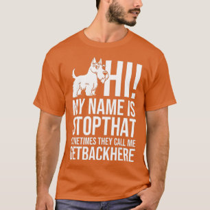 T-shirt Écosse Terrier Chien Chien Chien Chien Chien Chien