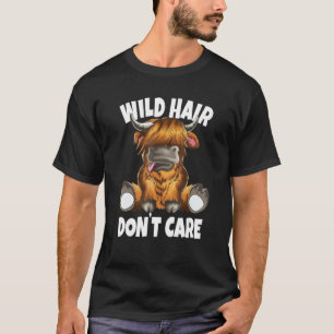 T-shirt Écosse Vache Écossaise des Highlands Cheveux Sauva