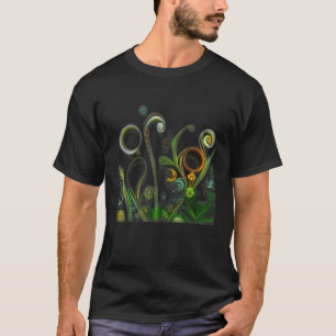T-shirt Écosystème de marais en quilling Art étrange