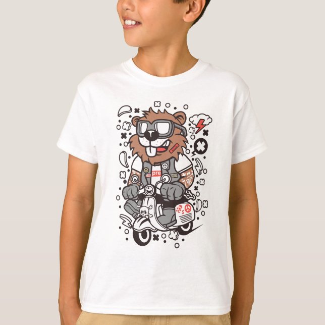 T-shirt écotère castor (Devant)