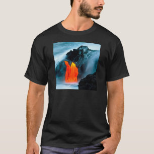 T-shirt Écoulement de lave de volcan de Kilauea Hawaï