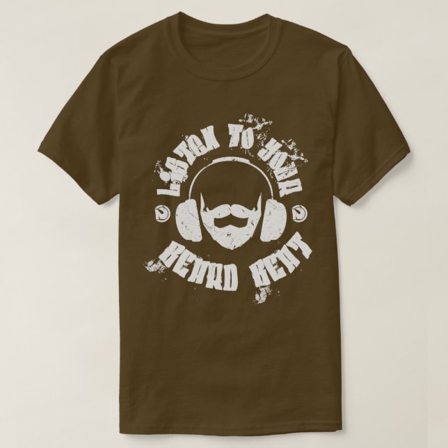 T-shirt écoute ton rythme de barbe (Design devant)