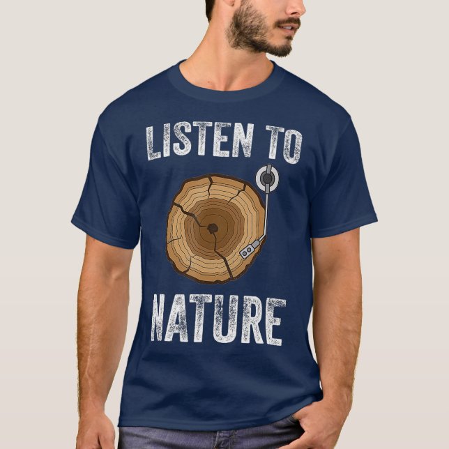 T-shirt Écouter Le Réchauffement climatique Naturel Change (Devant)