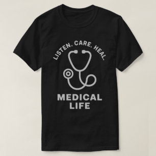T-shirt Écouter Soigner Tee