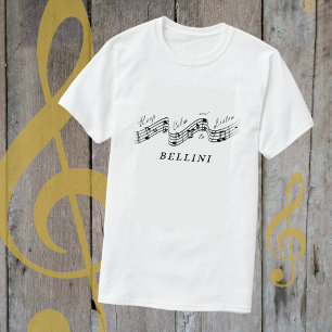T-shirt Écouter Vincenzo Bellini Compositeur de musique cl