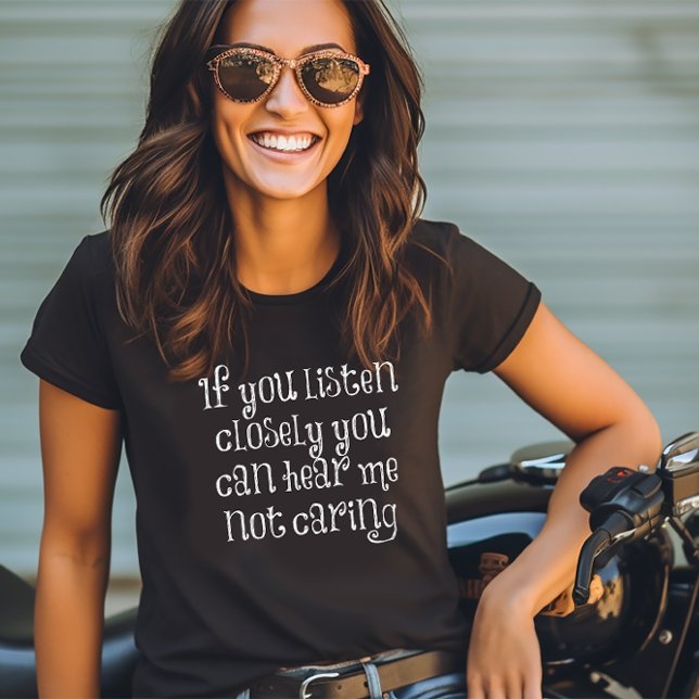 T-shirt Écoutez de près (Créateur téléchargé)