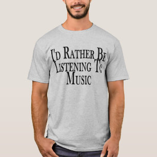 T-shirt Écoutez plutôt le tee - shirt de musique