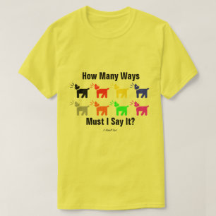 T-shirt Écoutez Votre Chien - Une Chemise MisterP