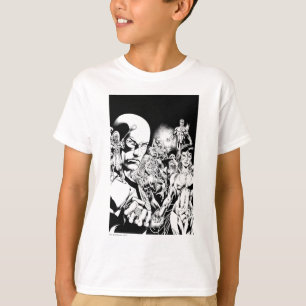 T-shirt Écran comique nocturne le plus noir 2