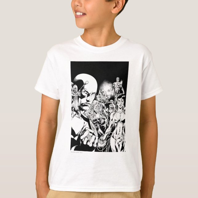 T-shirt Écran comique nocturne le plus noir 2 (Devant)