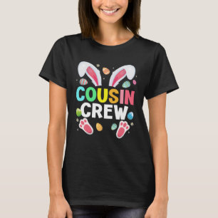 T-shirt Écran Cousin Famille De Lapin De Pâques Jumelé