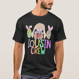 T-shirt Écran Cousin Famille De Lapin De Pâques Jumelé