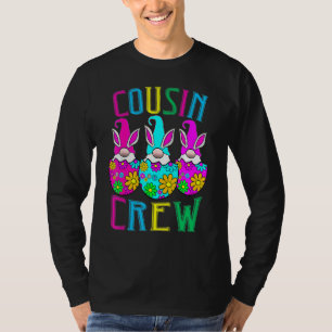 T-shirt Écran Cousin Famille De Lapin De Pâques Jumelé