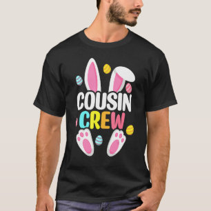 T-shirt Écran Cousin Famille De Lapin De Pâques Jumelé