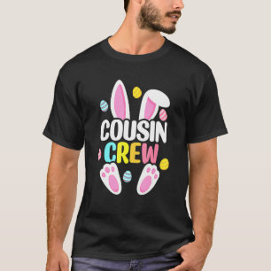 T-shirt Écran Cousin Famille De Lapin De Pâques Jumelé