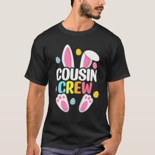 T-shirt Écran Cousin Famille De Lapin De Pâques Jumelé