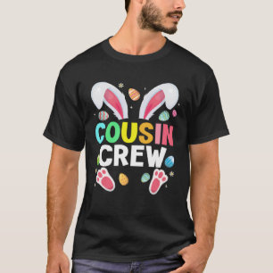 T-shirt Écran Cousin Famille De Lapin De Pâques Jumelé