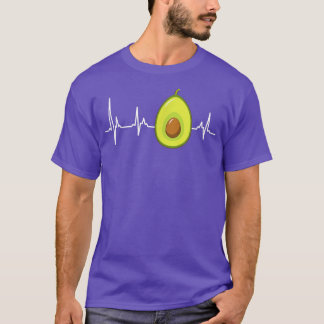T-shirt Écran de coeur rapide à l'Avocado