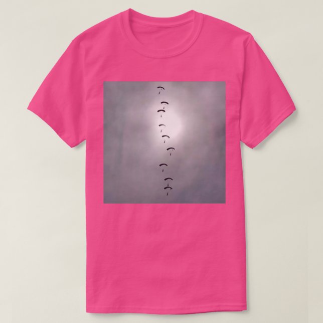 T-shirt Écran de parachute RAF Falcons (Design devant)