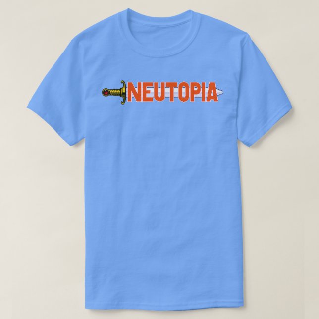 T-shirt Écran de titre Neutopia TurboGrafx16 (Design devant)