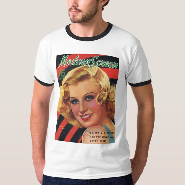 T-shirt Écran moderne 1936 de Ginger Rogers (Devant)