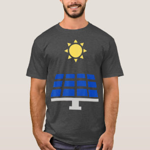 T-shirt Écran solaire Énergie verte Énergie solaire Énergi