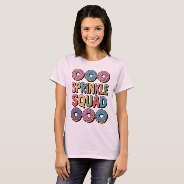 T-shirt Écrasage | Saupoudrer bébé (Devant entier)