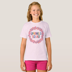 T-shirt Écrasage Saupoudrer bébé