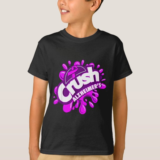 T-shirt Écraser Alzheimer (Devant)