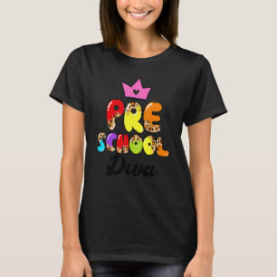 T-shirt Écraser Diva Léopard De La Primaire Couronne De Re