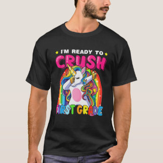 T-shirt Écraser La Licorne De Première Année Dabbing Retou