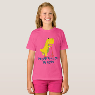 T-shirt Écraser un scooter de dinosaure de Xe année Retour