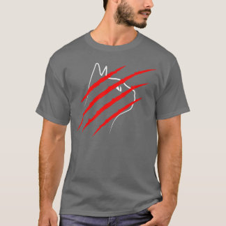 T-shirt Écrasez le chat drôle