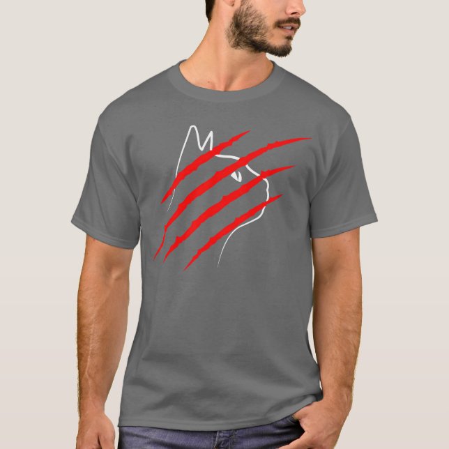 T-shirt Écrasez le chat drôle (Devant)