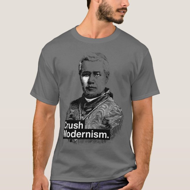 T-shirt Écrasez le modernisme ami (Devant)