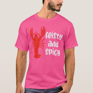 T-shirt Écrevisse Homard Écrevisse Feisty et Épice Hommes