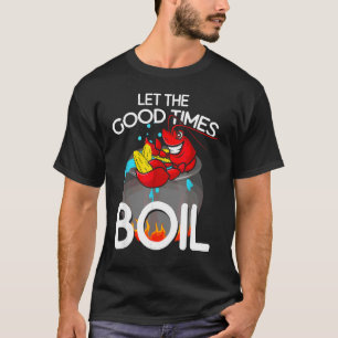 T-shirt écrevisses L Et Les Bon Temps Bouillir Crawdaddy é