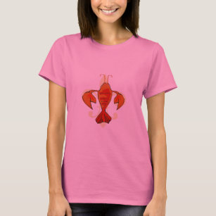 T-shirt Écrevisses ou Lobster Fleur De Lis