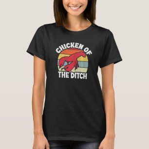 T-shirt écrevisses poulet fossé rétro bayou mulet fruits d