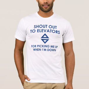 T-shirt Écrire Aux Ascenseurs