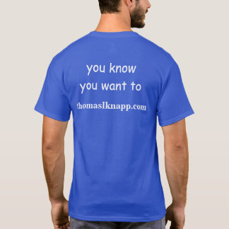 T-shirt Écrire dans Thomas L. Knapp pour le président T-Sh