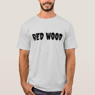 T-shirt Écrire le bois rouge