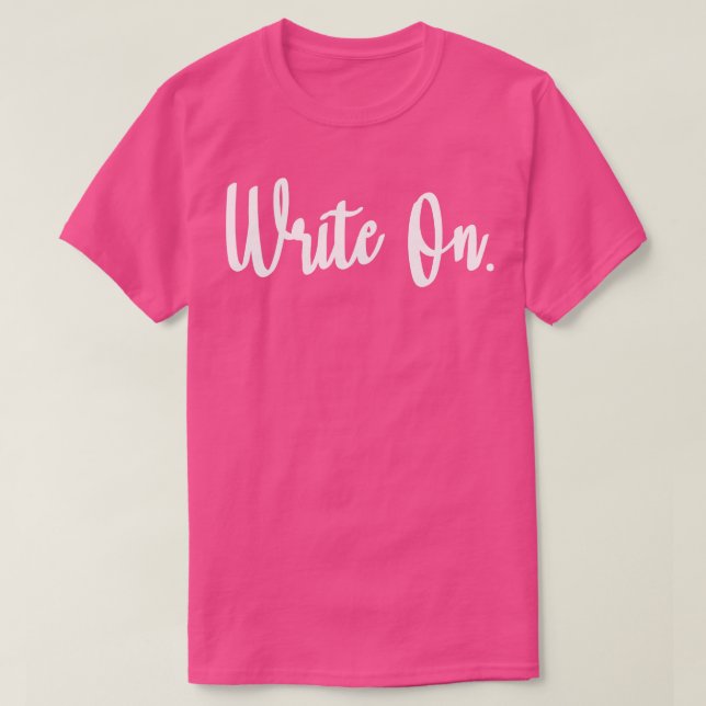 T-shirt Écrire sur 1 (Design devant)