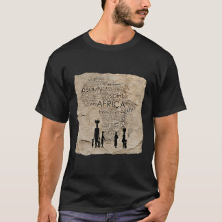 T-shirt Écrit En Pierre