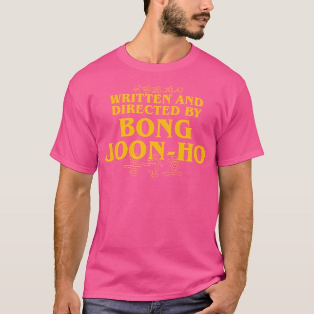 T-shirt Écrit Et Réalisé Par Bong Joon-Ho (Devant)